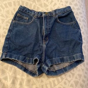 American Apparel high waisted denim shorts (31)
